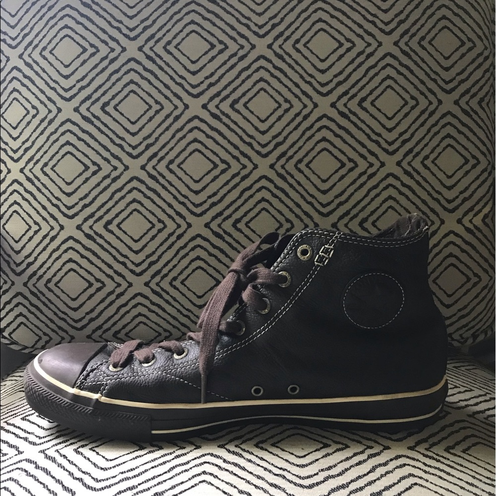 Converse Leather High Tops